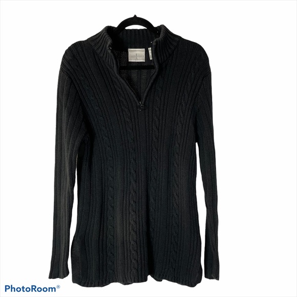 Liz Claiborne Long Sleeve Quarter Zip - Picture 1 of 3
